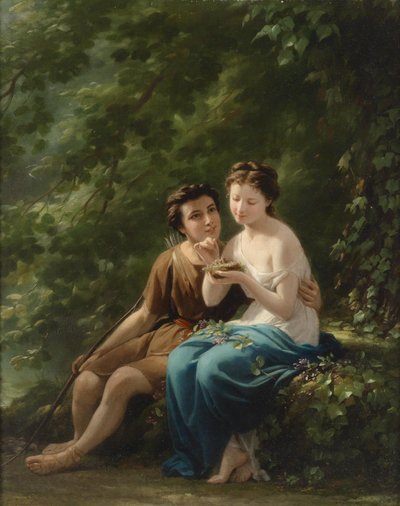 Idyll in the Forest Interior by Fritz Zuber Buhler